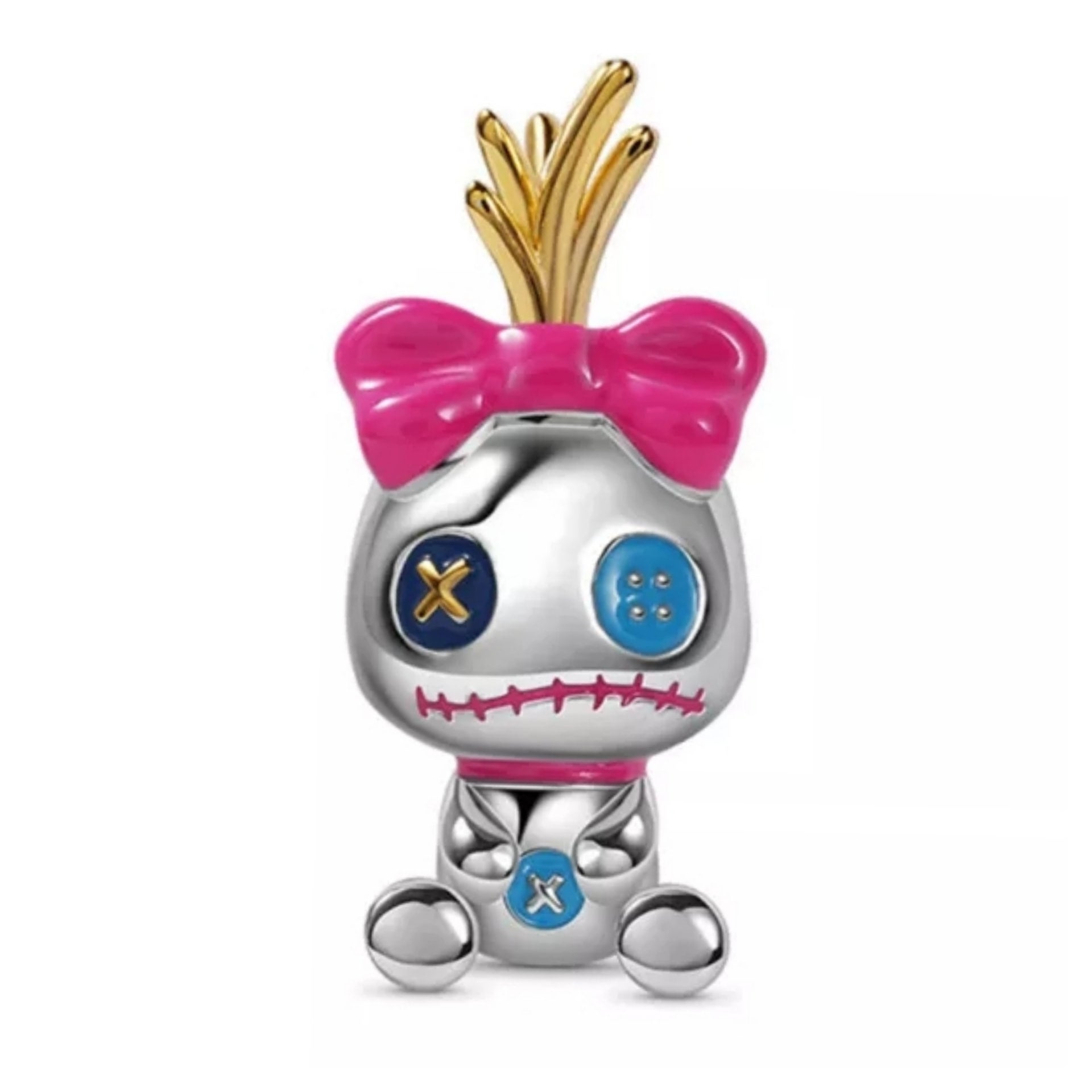 Lilo and Stitch Charm,stitch Christmas Charm,s925 Sterling Silver