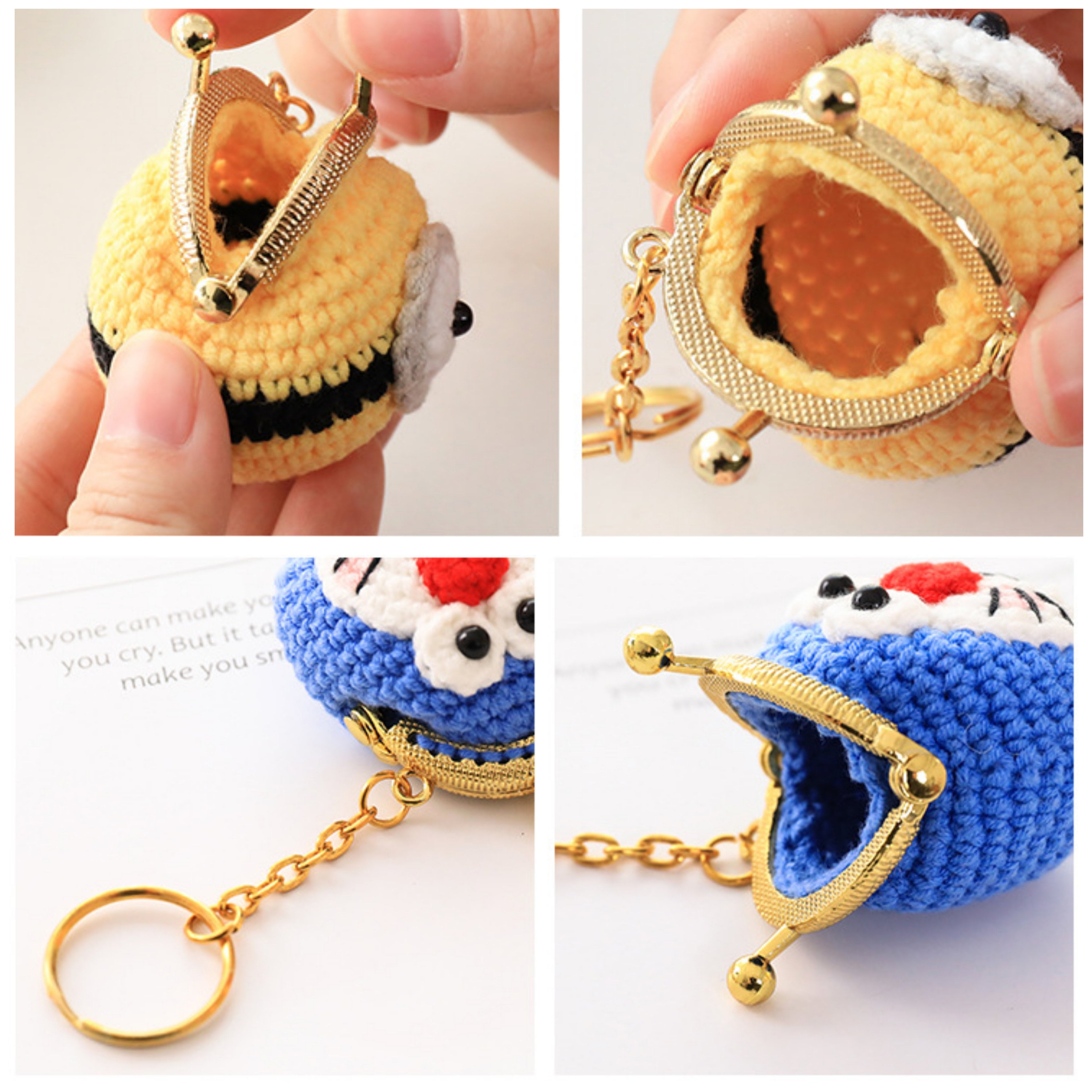 Sweet Nothings Crochet: MINION COIN PURSE